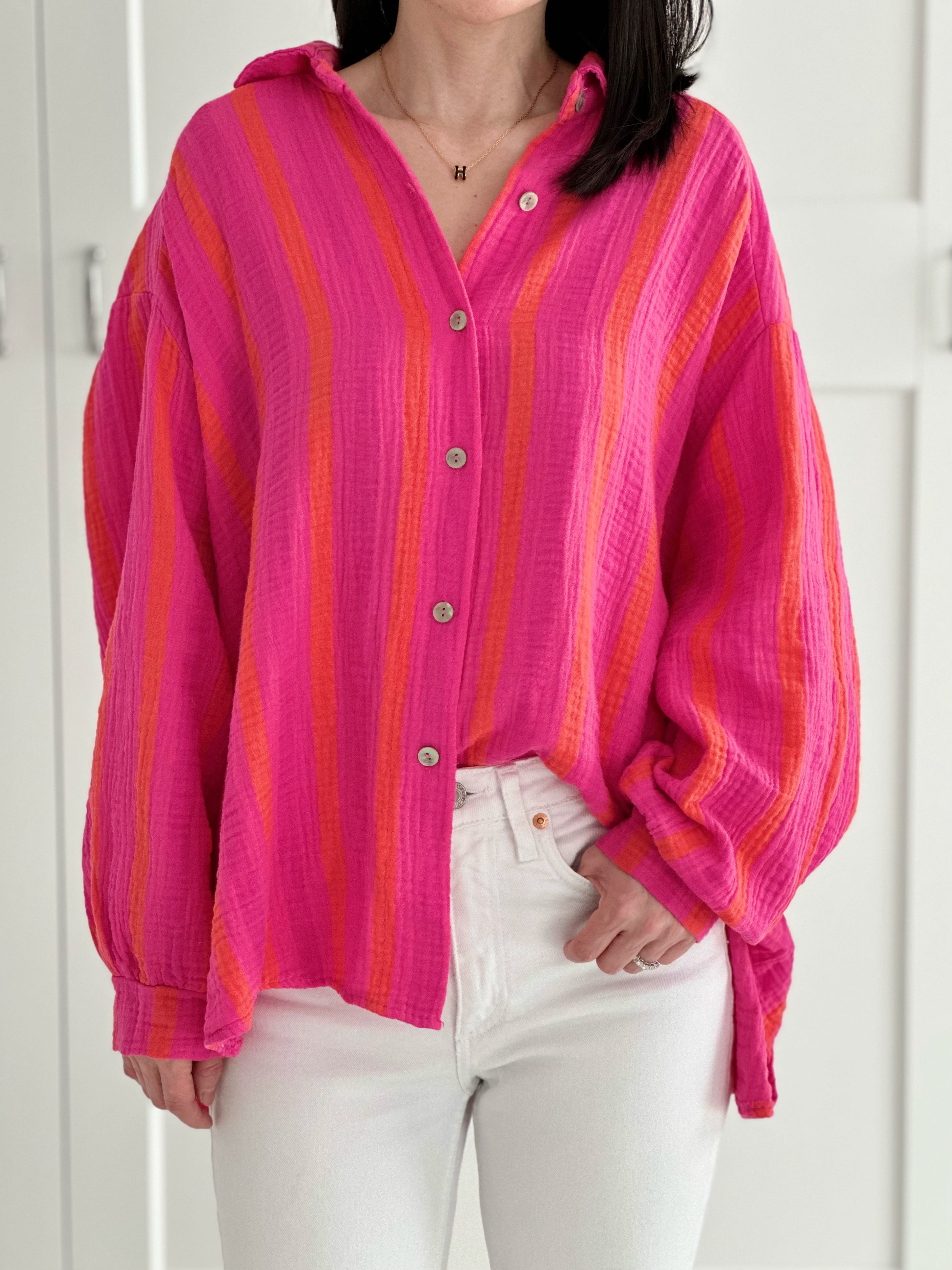 Bluse breite streifen Outlet